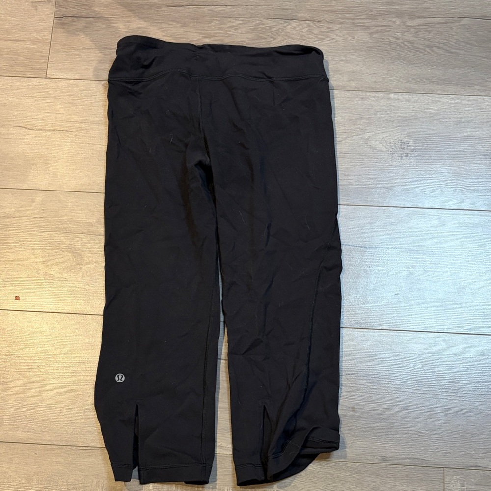 lululemon athletica Women's Black Yoga Leggings & Pink Tank Set - Picture 4 of 4